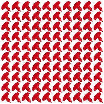 Flocking Triangle Nose Doll DIY Cartoon Nose Making Accessory 100Pcs Set