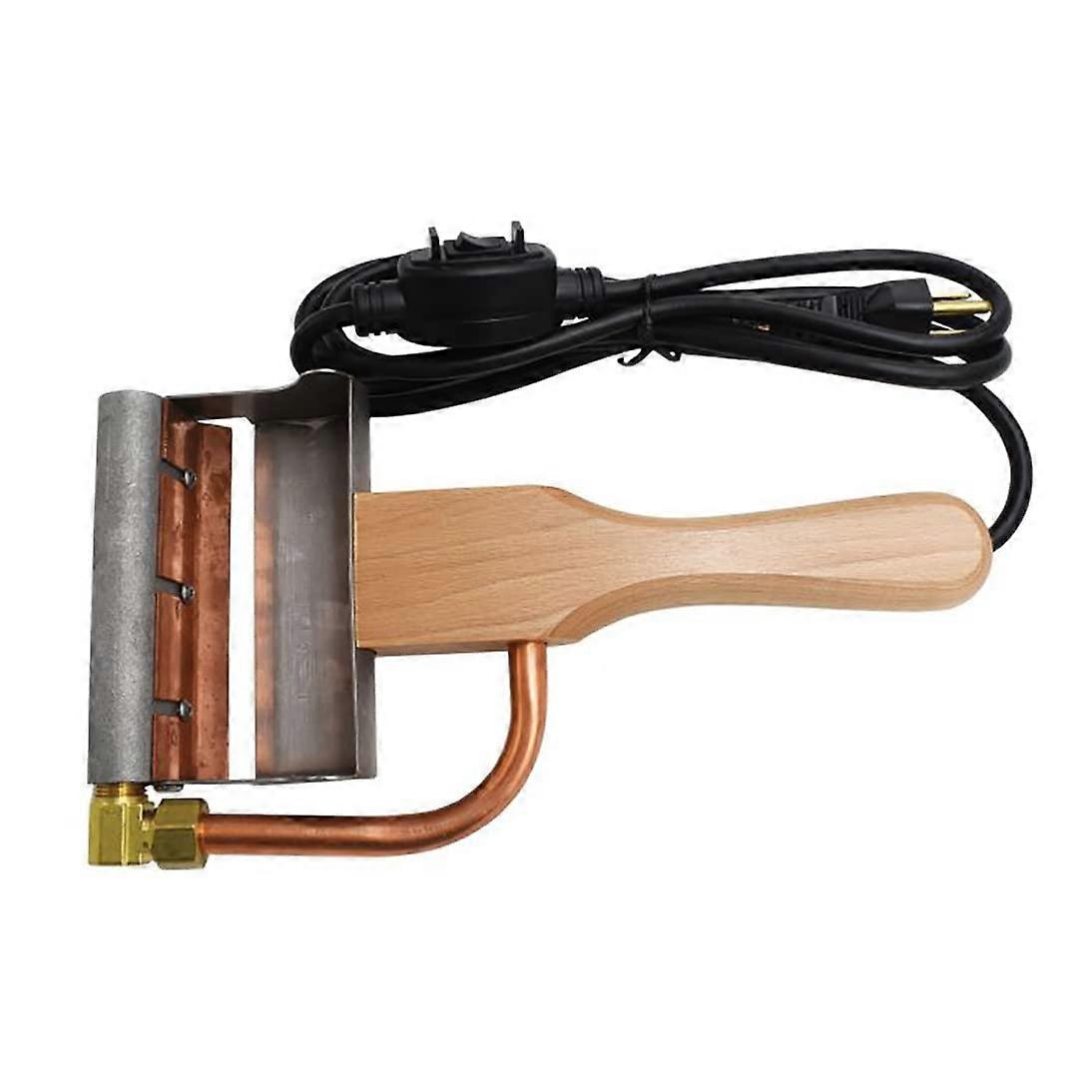 Electric Uncapping Knife for Beekeeping with Replaceable Heating Element and Wooden Handle