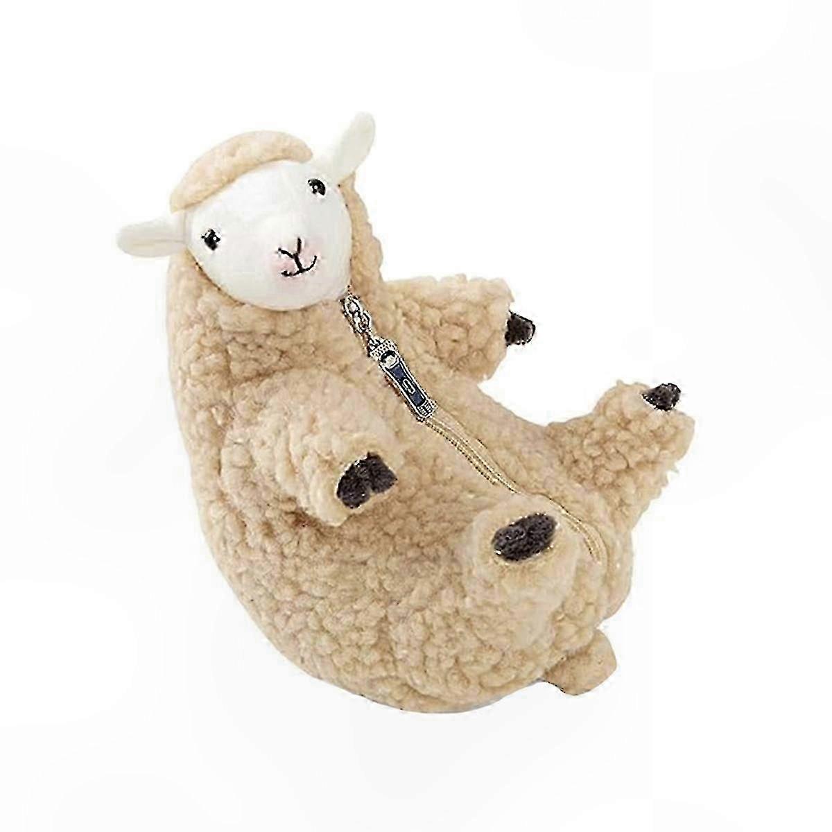 Interactive Lamb Plush With Wool Cover