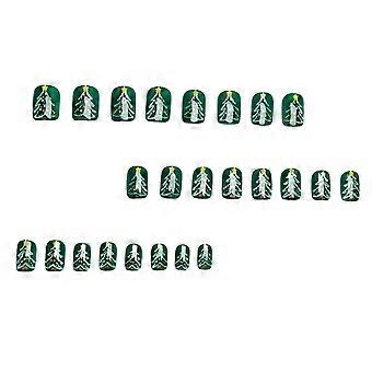 Christmas Tree Fake Nails, Bright Holiday Accent for Indoor Display Areas