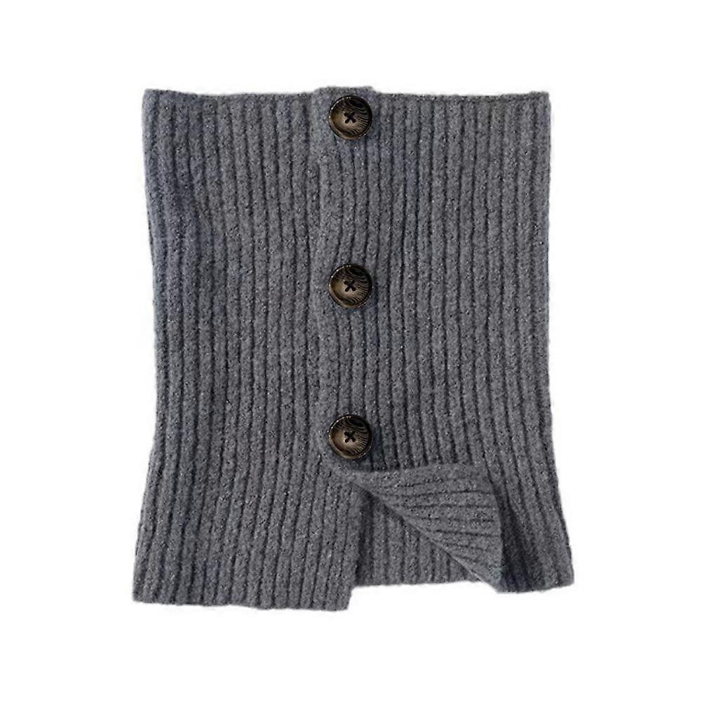 Knit Scarf Windproof Warmth Office Comfort Adjustable Fit Versatile Styling Soft