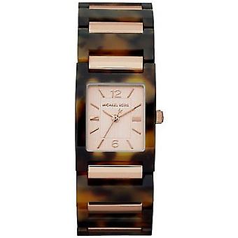 Michael Kors brace Quartz analoge vrouw horloge met MK4257 kunststof armband