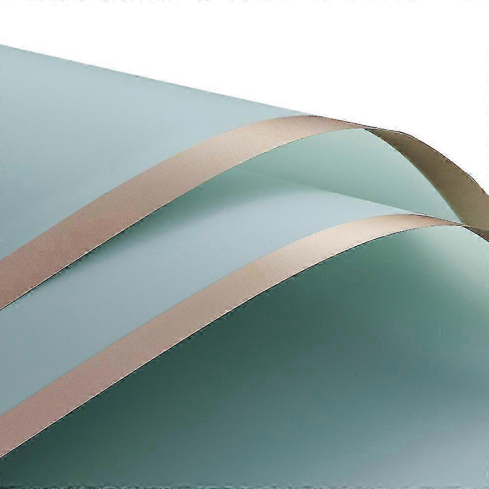 Waterproof Gold Edge Flower Wrapping Paper