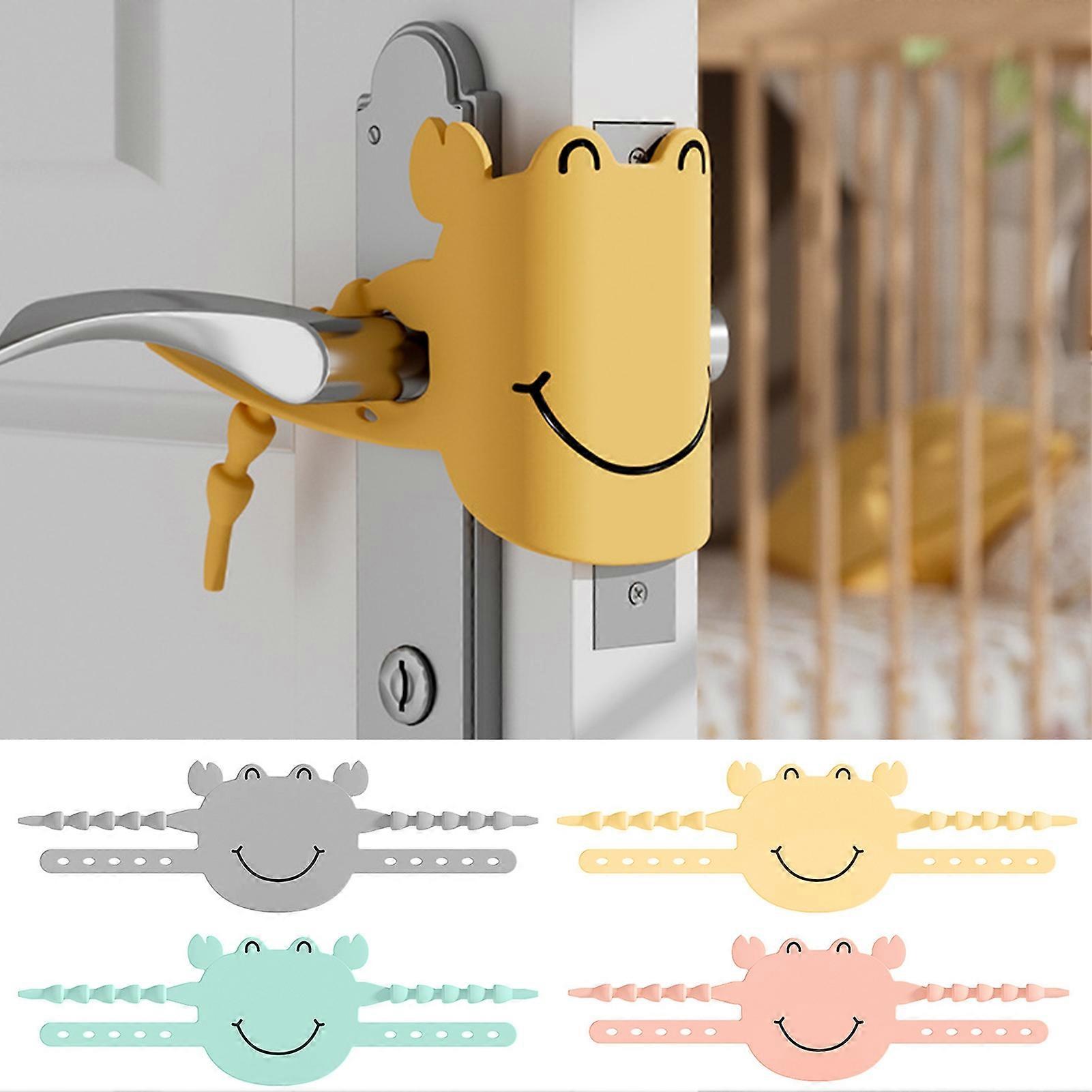 Silicone Door Latch Silencer, 5 Position Adjustable Door Lock Buffer