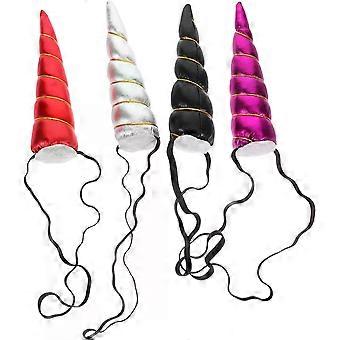 4pcs Unicorn Headband Creative Cartoon Party Hair Accessories