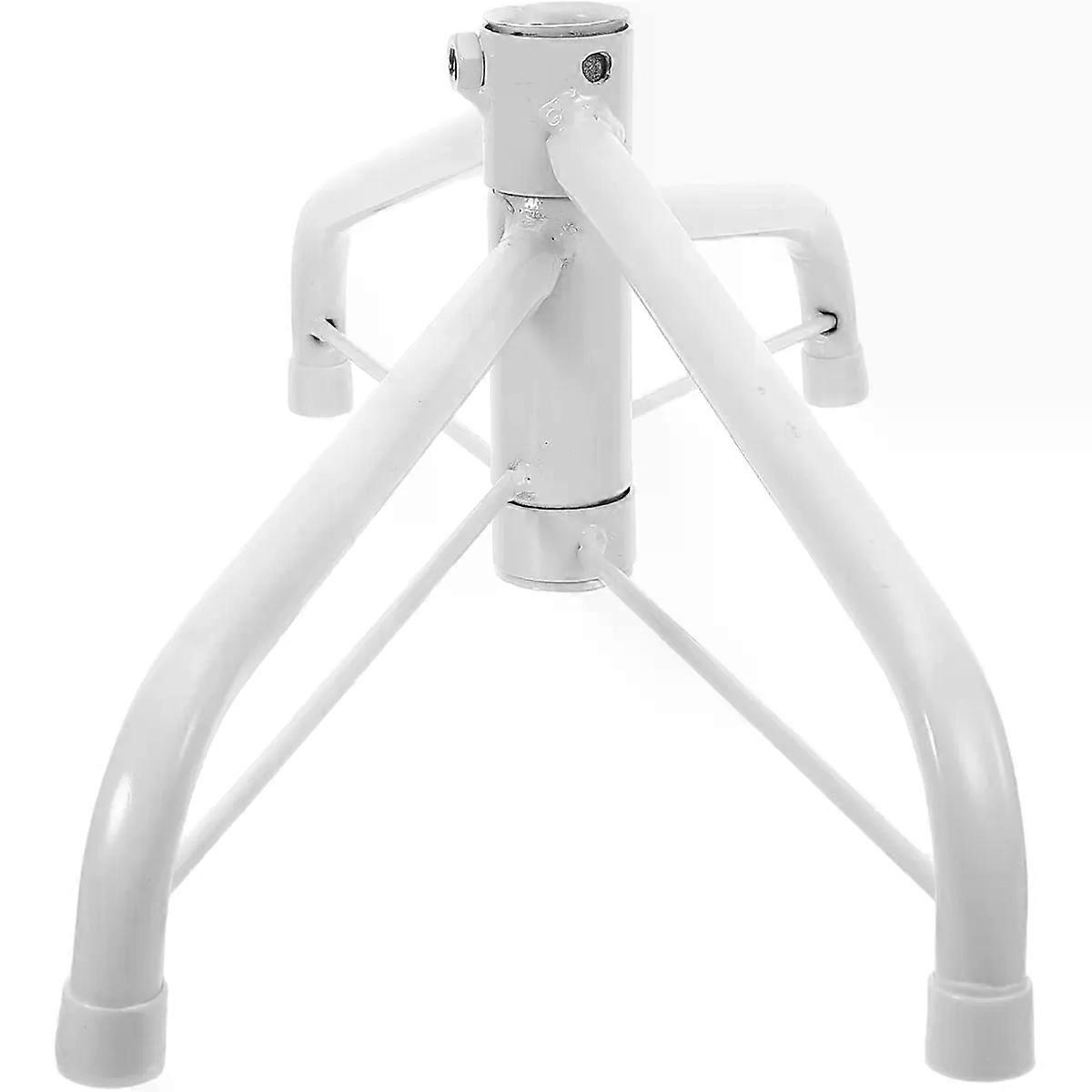 Tree Base Stand White Iron for Holiday Decorating
