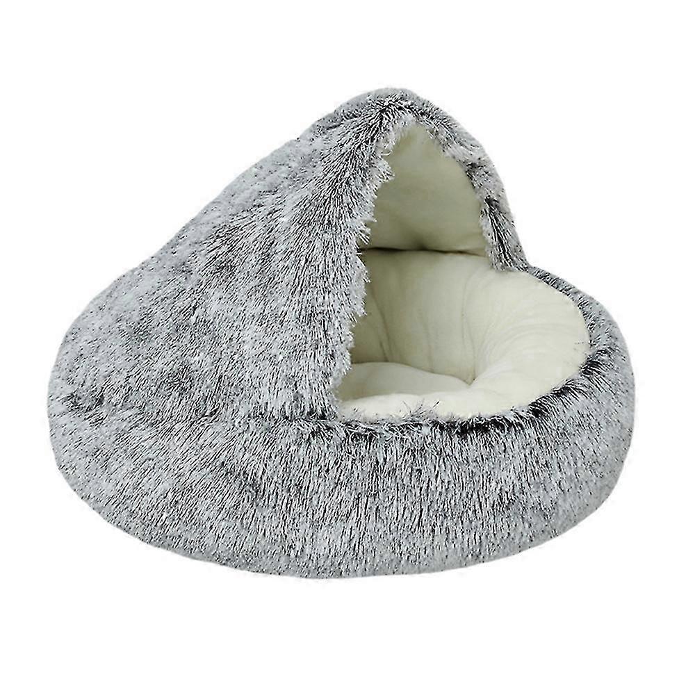 Soft Short-Pile Pet Cave Bed