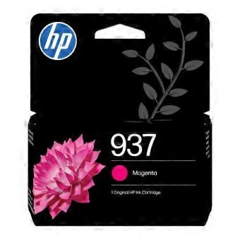 HP 937 original magenta blækpatron (4S6W3NE) - Til HP OfficeJet Pro 9100, 9700.