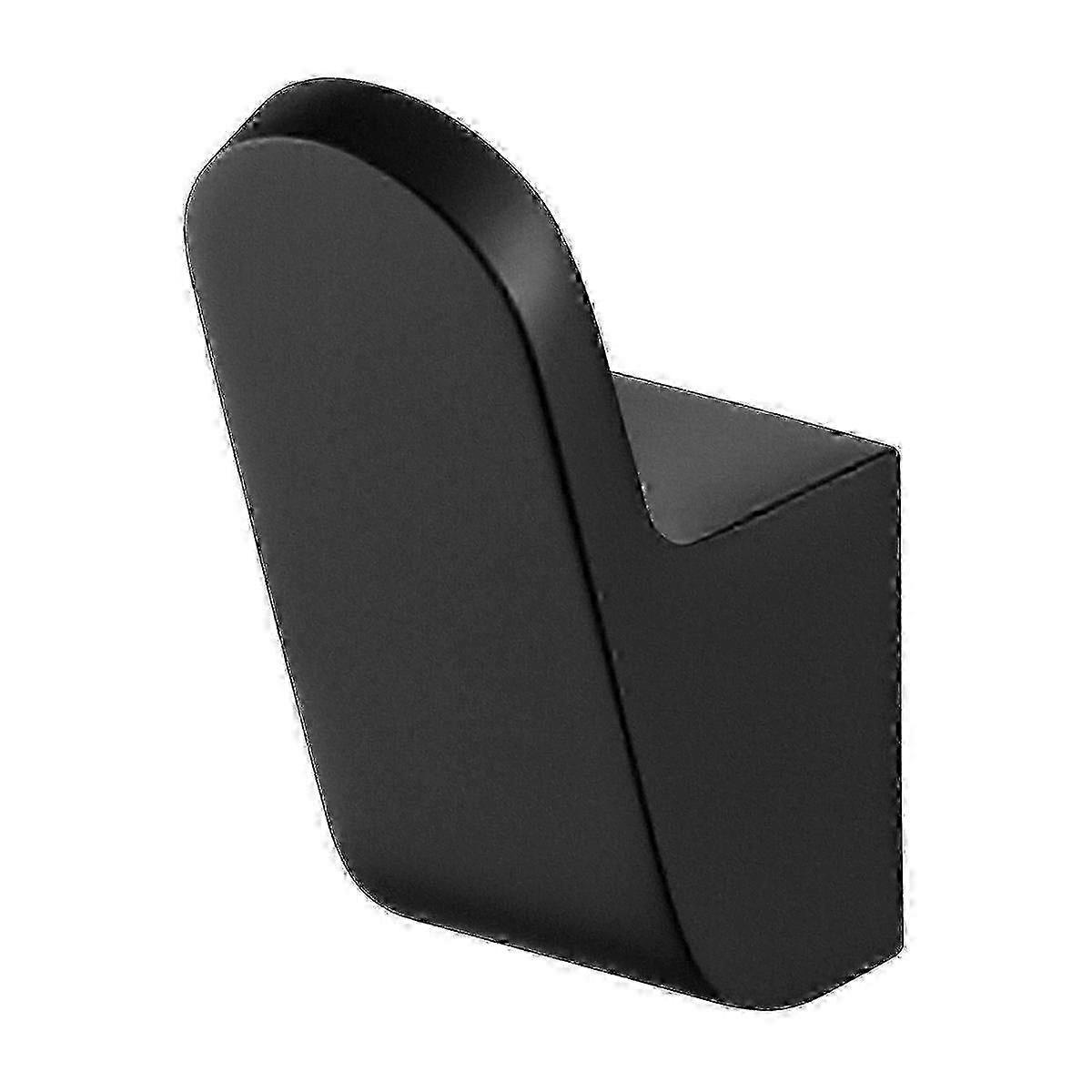 Stainless Zinc Satin Black Hook