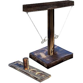 Juegos de lanzamiento de anillo de mano con escalera de tiro para barras de casa, drin de fiesta ...