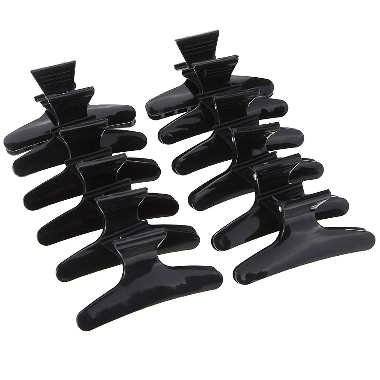 10x Hair Clips - Black
