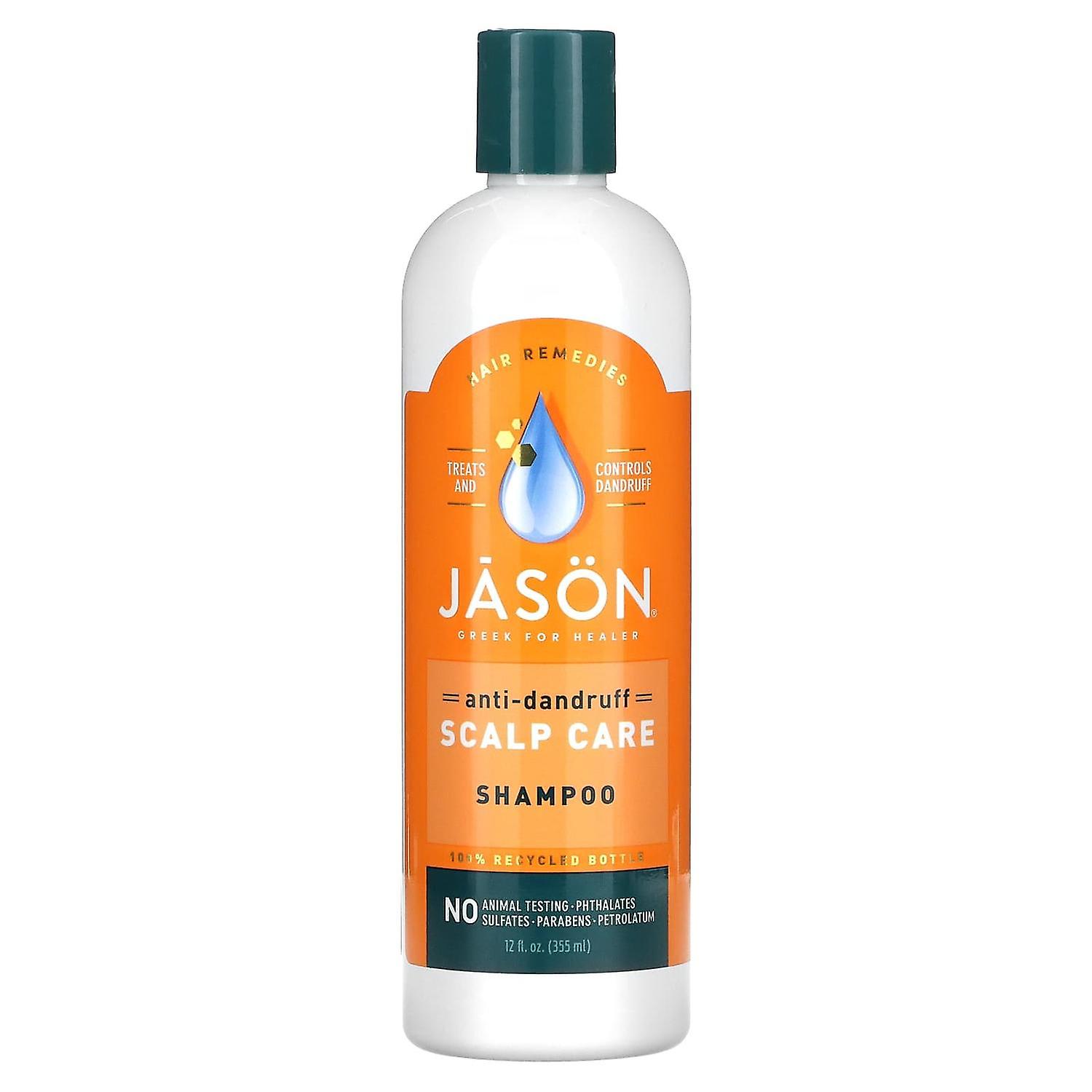 Jason Natural, Anti-Dandruff Scalp Care Shampoo, 12 fl oz (355 ml)