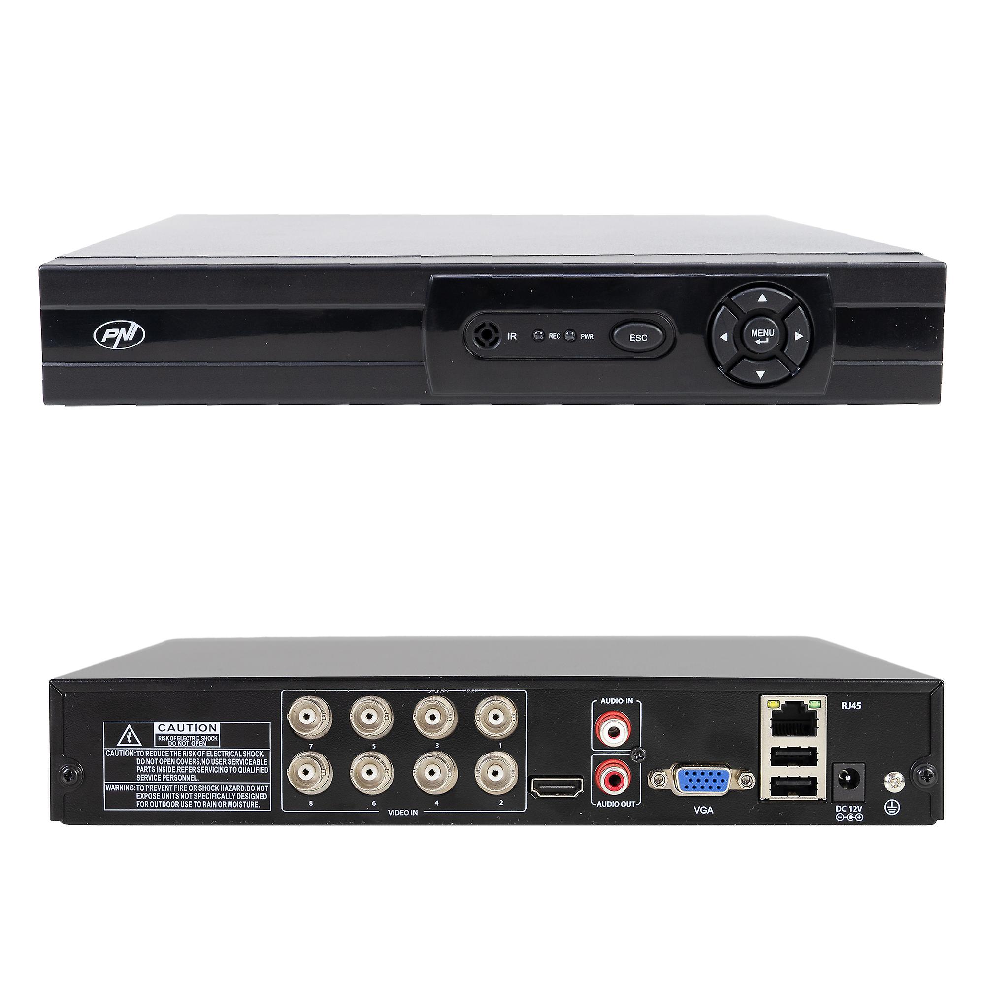 DVR recorder 8 kanalen - 5MP - Hybride analoog | Ricon Beveiliging