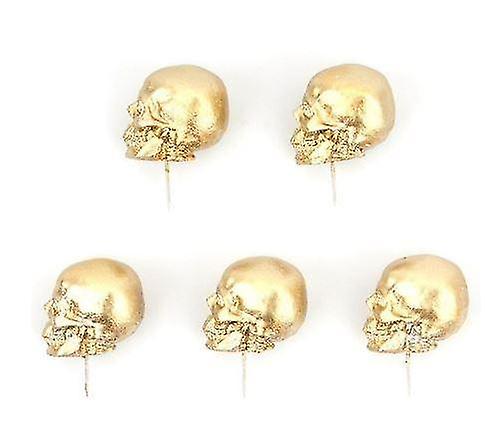 Gold Resin Skull Thumbtack Drawing Pins Pushpin Board Photo Wall Map Markers
