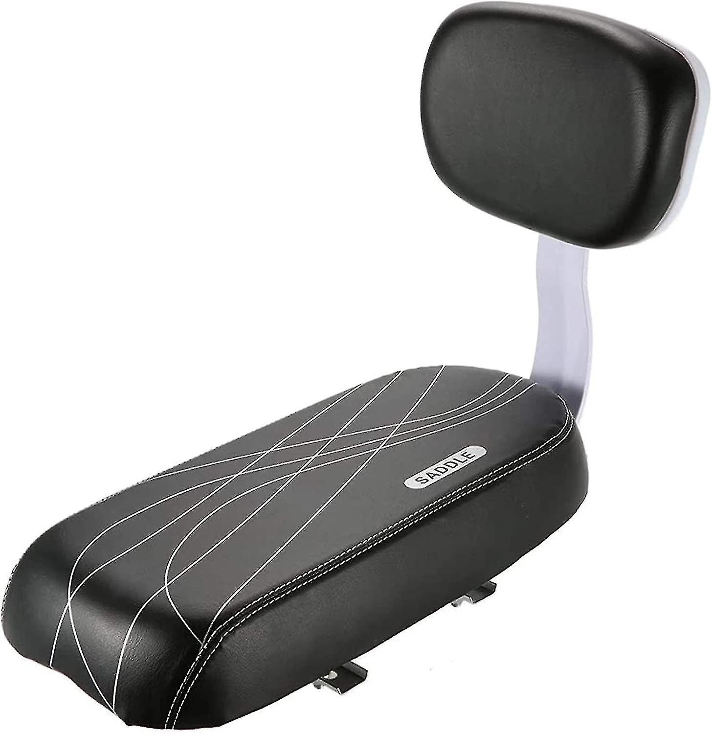 Bicycle Rear Seat Children"s Safety Bicycle Rear Seat Accessory Set Padded Saddle Backrest For Toddl