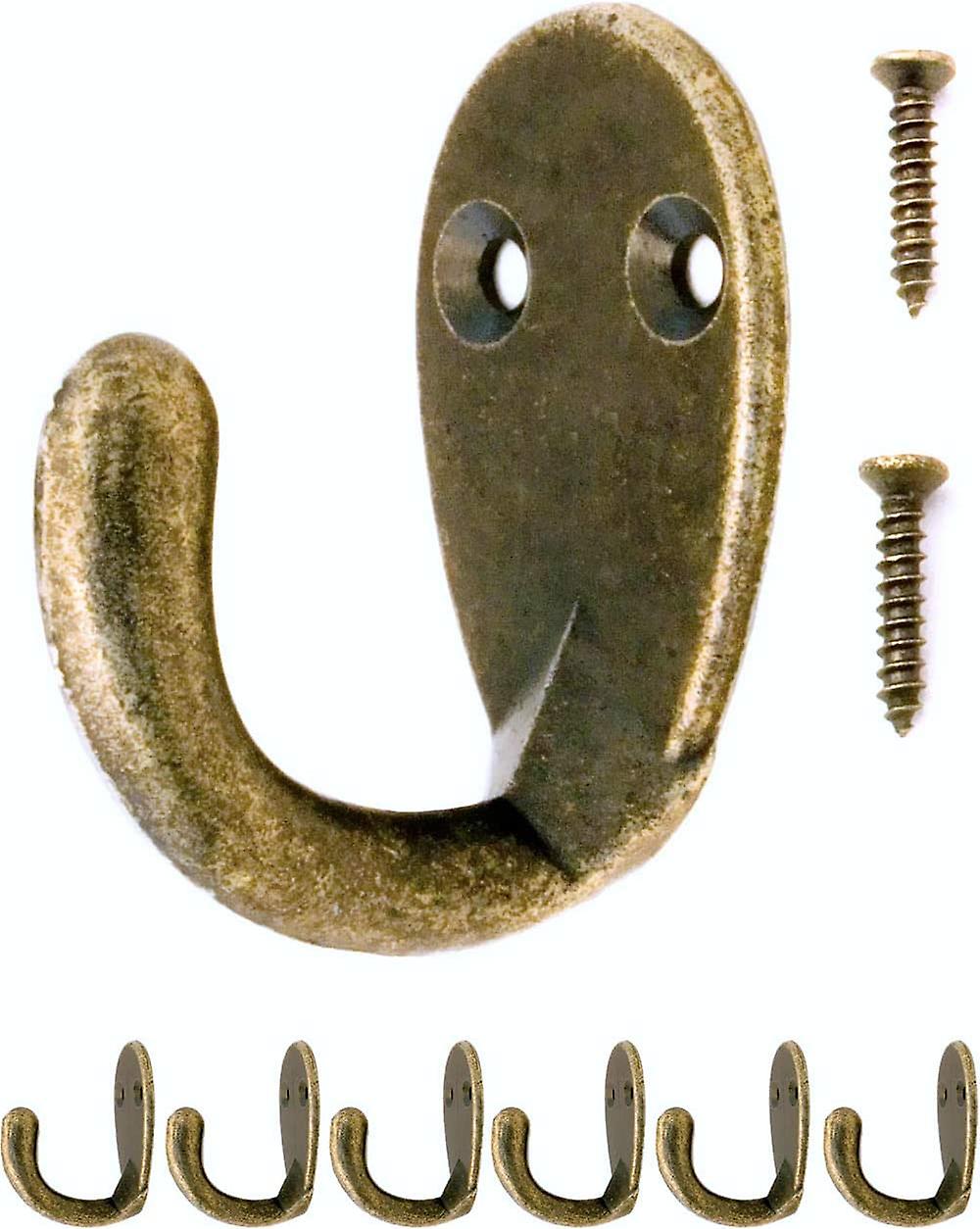 Antique Coat Hook or Towel Hook, Set of 6