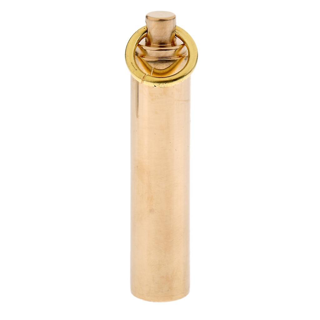 Waterproof Brass Capsule Holder Pill Container Box Bottle Key Ring