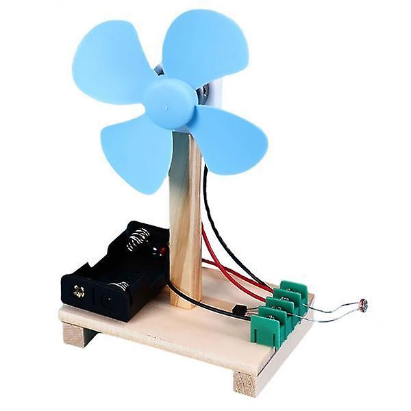 2xDIY Electric Fan Model Kit Educational Keep Engaged for Kindergarten Student