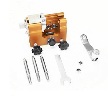 Chainsaw Sharpener, Chainsaw Sharpening Kit with 3 Carbide Tools, Yellow,11*7.5*9.5cm