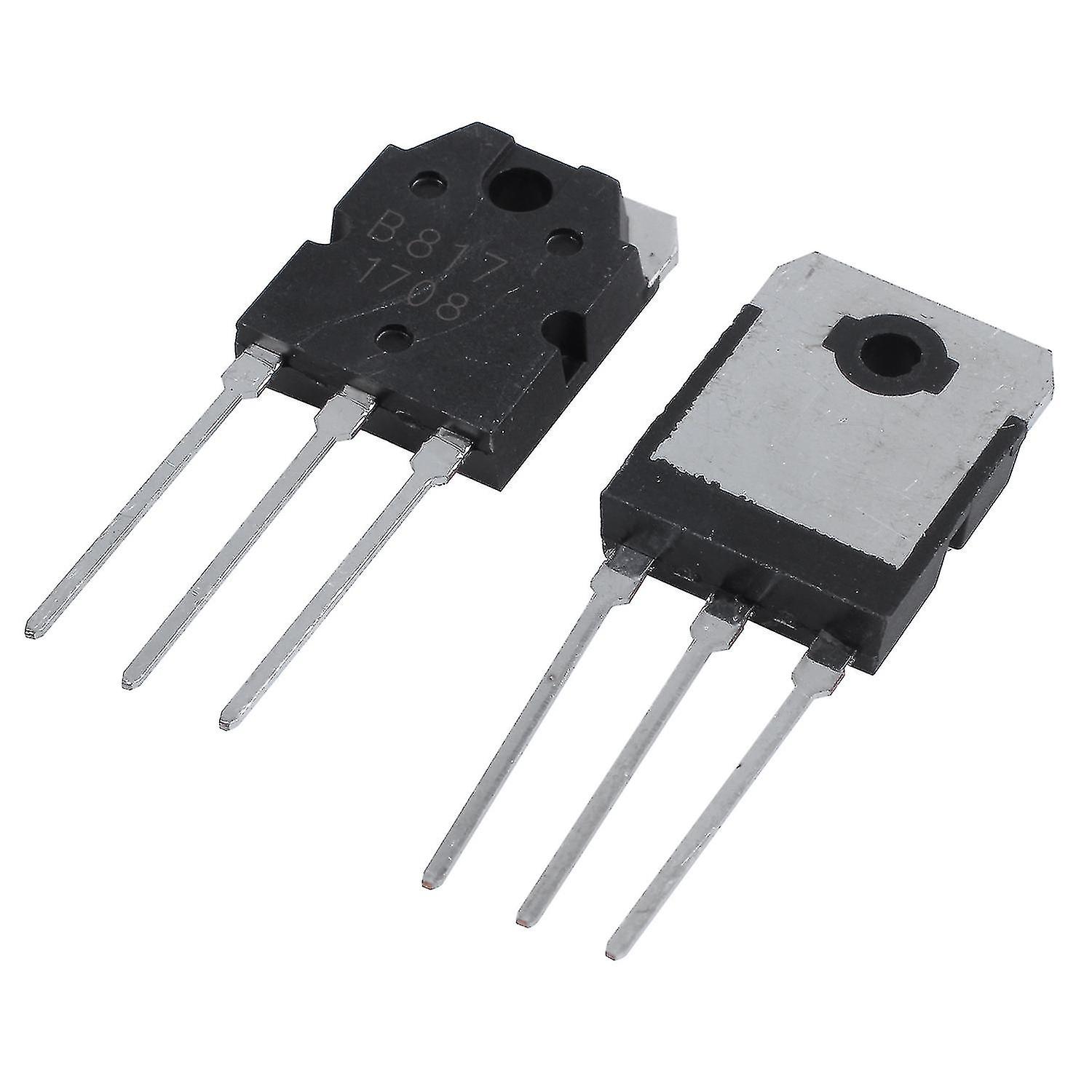 2 Silicon Transistor - D 1047 + B 817, 200 V, 12 A