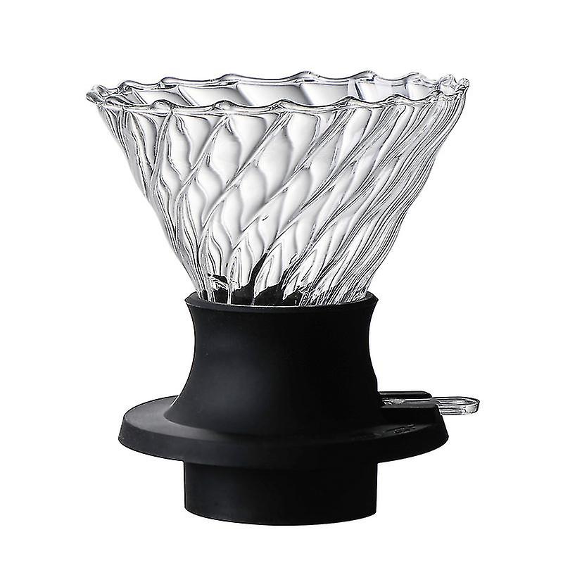 Immersion Dripper Switch Glass V60 Pour Over Coffee Maker V Shape Drip Coffee Dripper And Filters V02