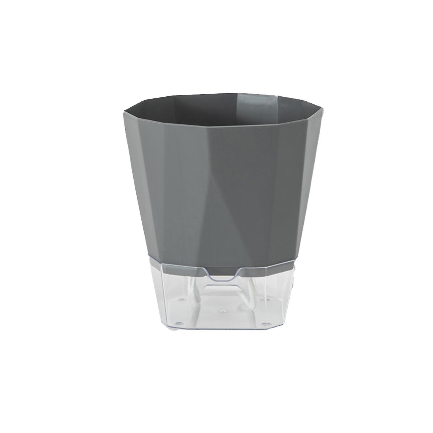 ZHOUBA Breathable Holes Visible Water Level Flower Pot Lazy Automatic Water-Absorbing Flowerpot