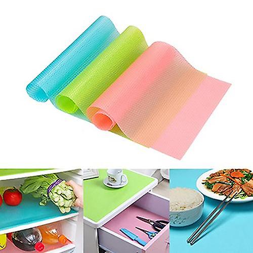 4Pcs Eva Anti-Bacterial Cuttable Cushion Freezer Pad Refrigerator Table Mat