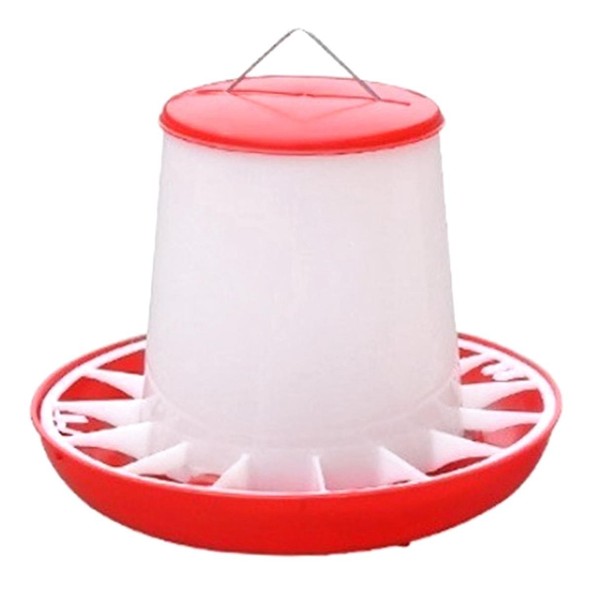 12KG Abreuvoir Poulet Mangeoire En Plastique Seau Coq Poule Boire Bouilloire Alimentation Tasse Animaux De La Ferme Pou