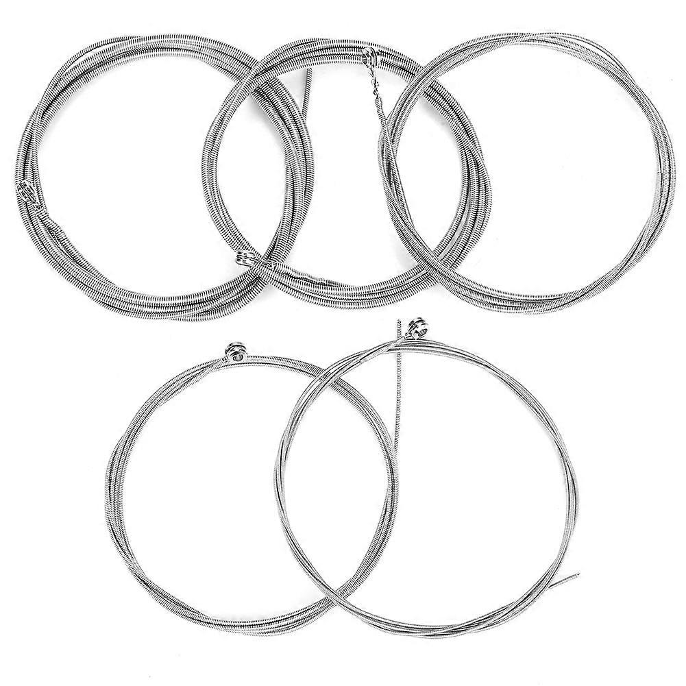 Durable 5-String Electric Bass Strings 1-3mm Steel Nickel Silver