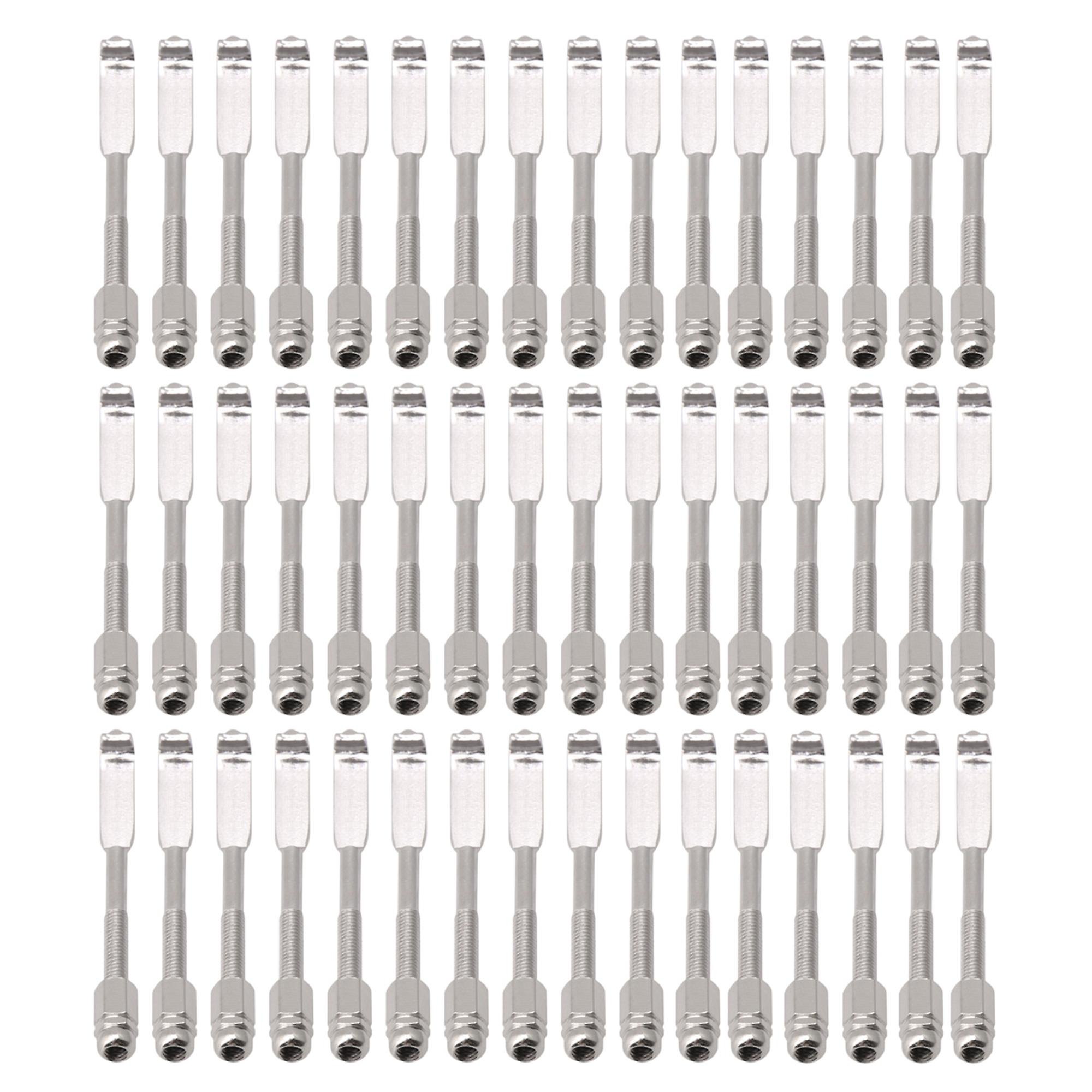 48 PCS Banjo Hooks Banjo Tension Hooks Silver Banjo Flat Hook Banjo Part