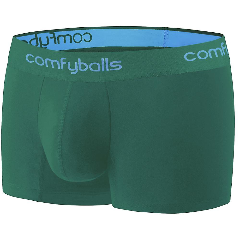 Comfyballs Erkekler Normal Boxer Şort Fitness Atletik İç Çamaşırı - Ladin Yeşili