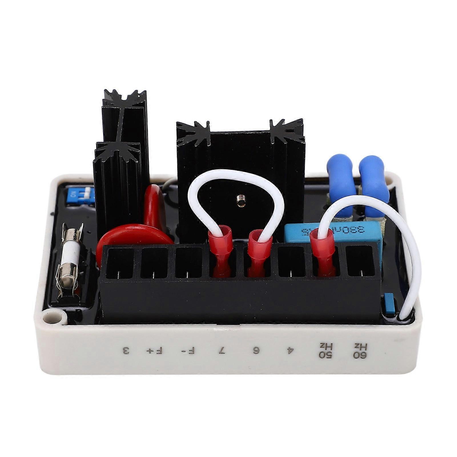 Risegun Generator Voltage Regulator Automatic Voltage Regulator AVR Generator Voltage Stabilizer Module 85-135V 190-240VAC