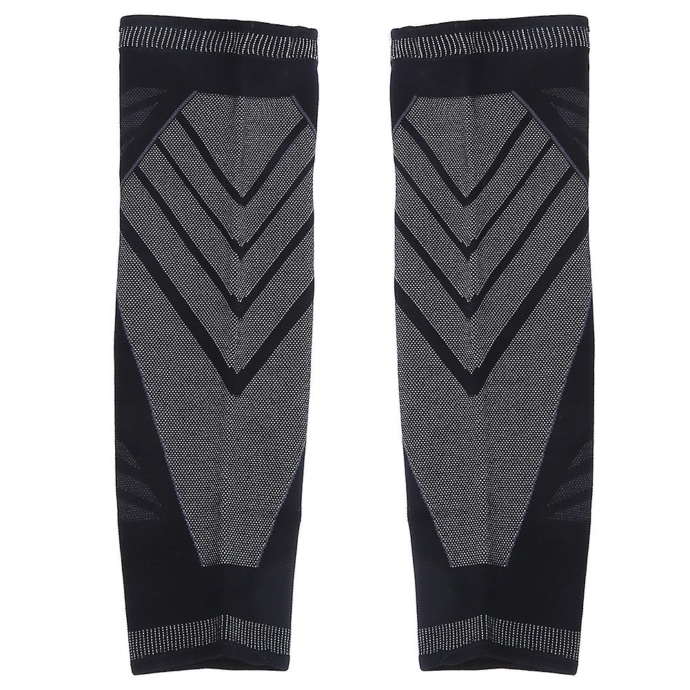 2Pcs Summer Thin Kneepad Knitted Nylon Flexible Long Sleeve Knee Protector SportsXL