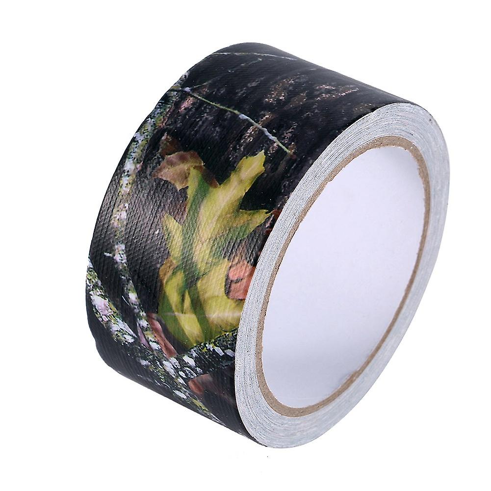 Nimomo 10m Camouflage Tape Camouflage Self-Adhesive Wrap Bandage for Camping Hunting Flashlight Bicycle Outdoor Photography(trees)