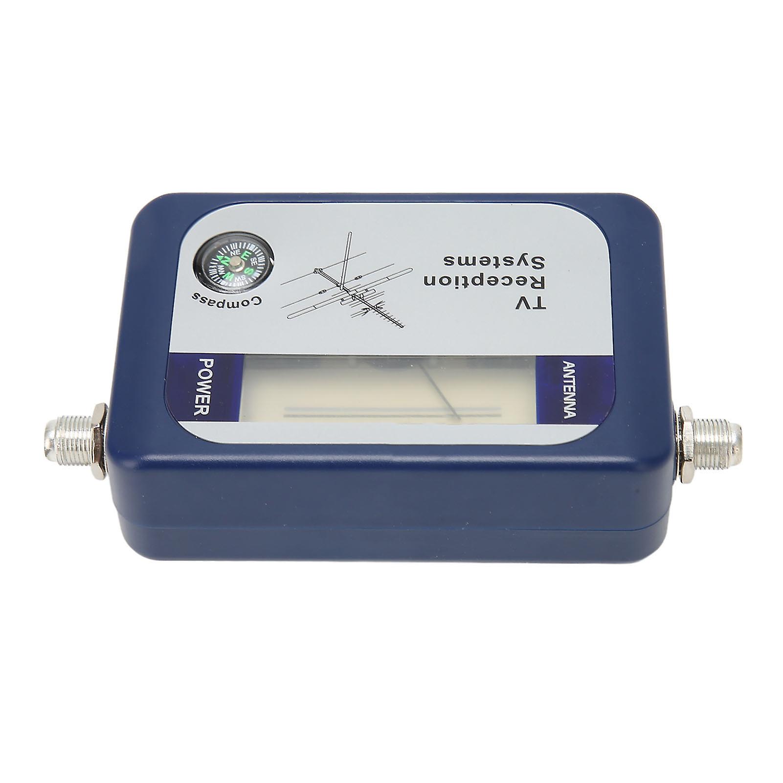 Digital TV Signal Finder High Accuracy Backlight Mini TV Antenna Signal Strength Meter for Satellite Signal