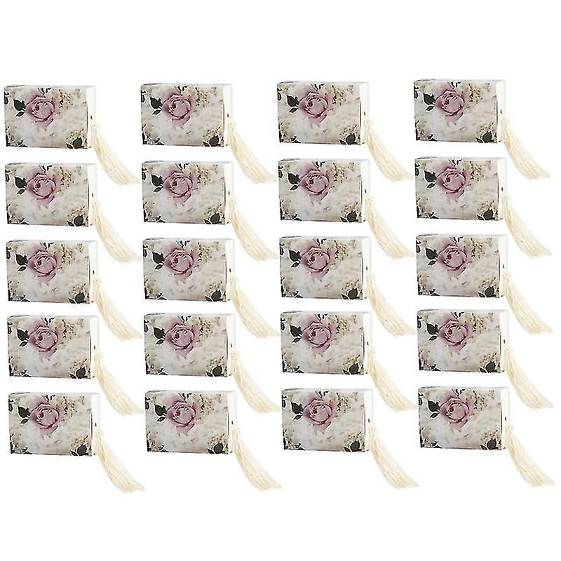 20pcs Floral Candy Cases