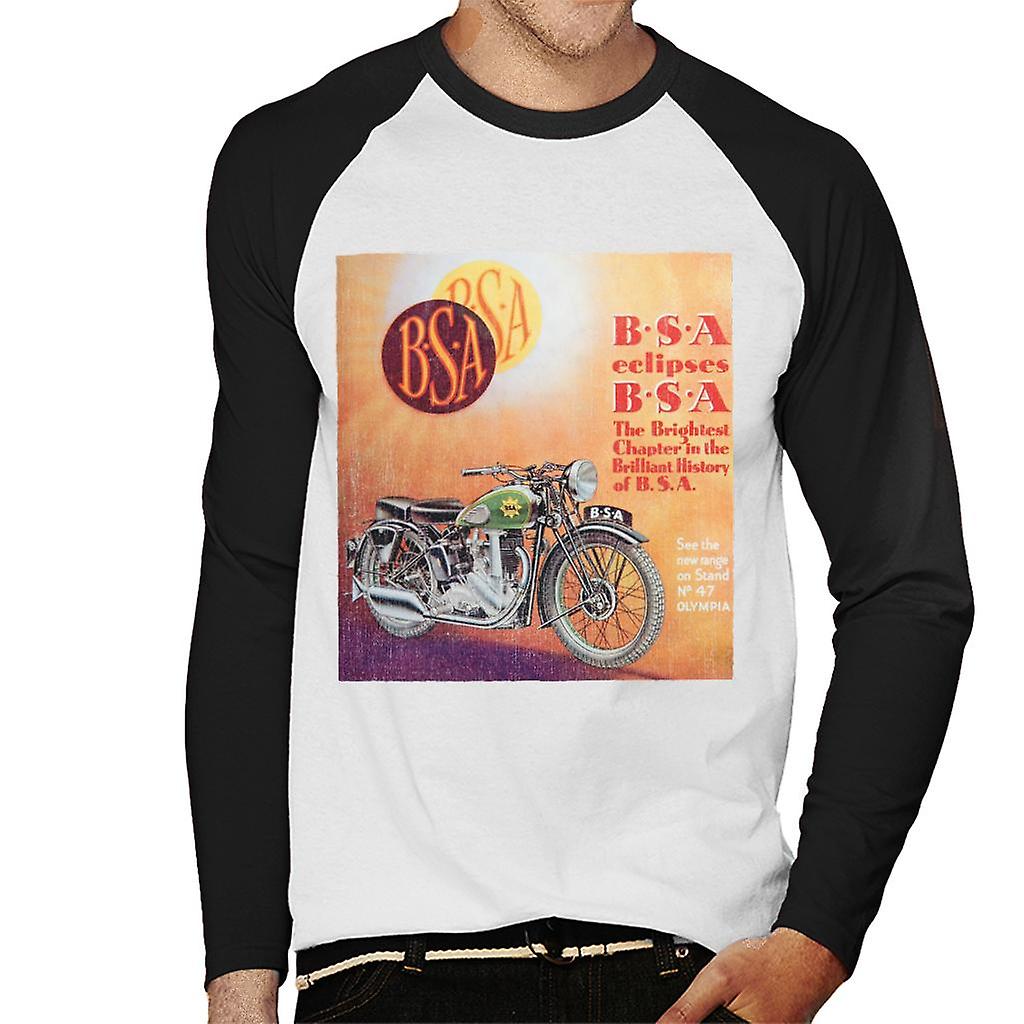 BSA Eclipses Men's Baseball Long Sleeved T-Shirt