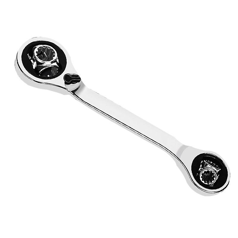 52-in-1 Socket Wrench Spanner Works with Spline Bolts Square Damaged Bolts Adjustable Ratchet Wrench