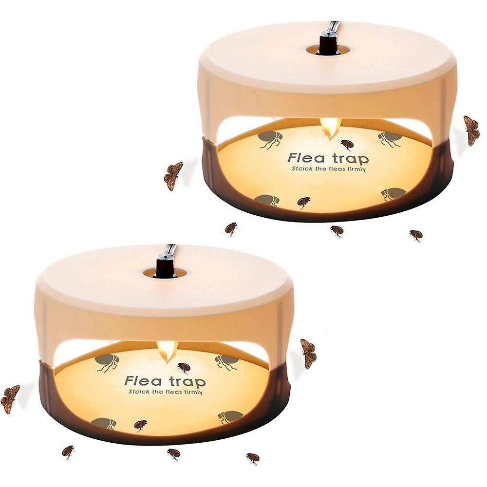 SK111 Household Flea Lamp Flea Sticky Trapper 2pcs US Plug