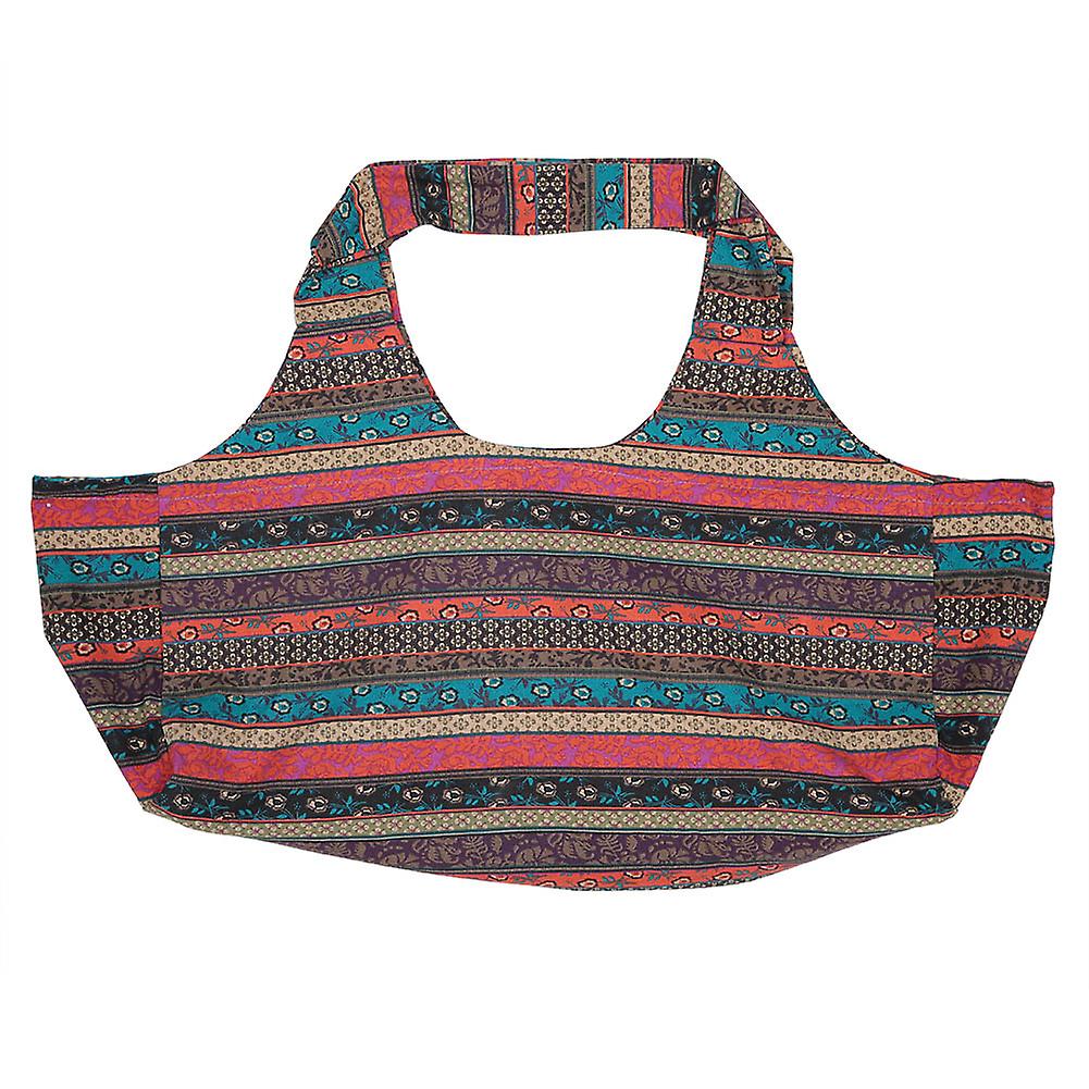 Foldable Large Capacity Canvas Storage Bag Single Shoulder Yoga Bag