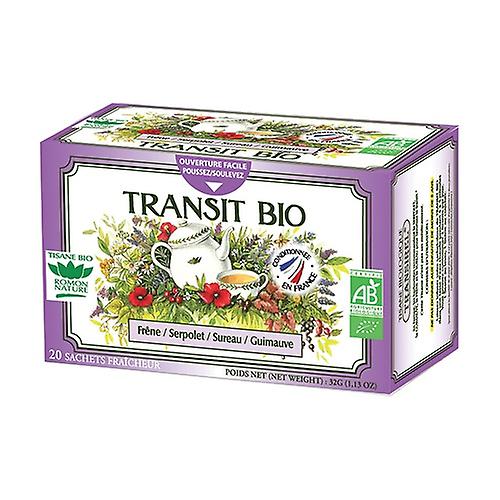 Organic transit herbal tea 20 infusion bags