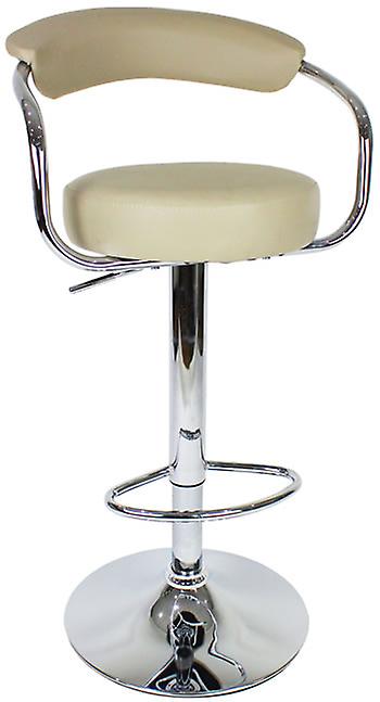 Lazio Adjustable Bar Stool Cream
