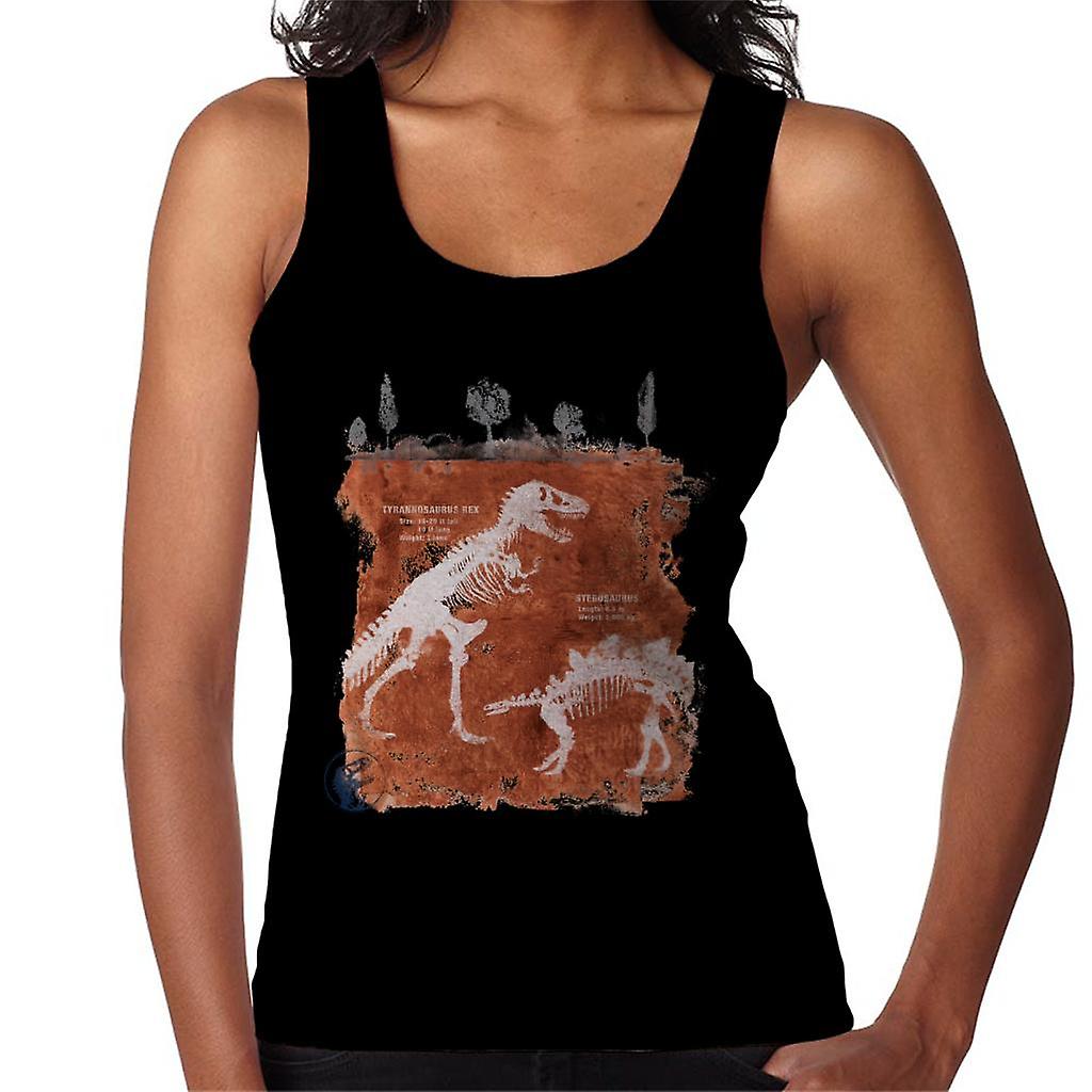 Jurassic Park T Rex Fossils Women's Vest