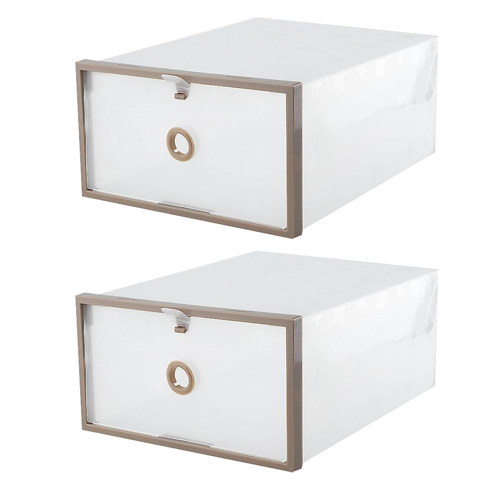 Stackable Clear Shoe Storage Boxes, Organizers Footwear Storage