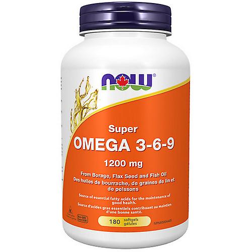 Now Omega 3-6-9,1200mg,180 Softgels (Pack of 2)