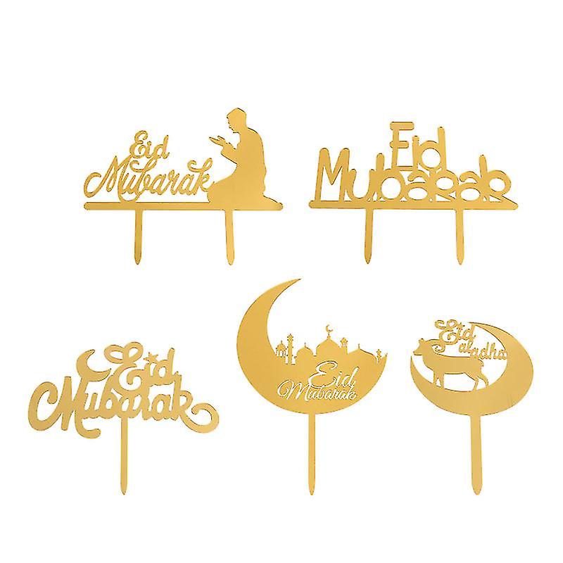 5pcs Eid Topper