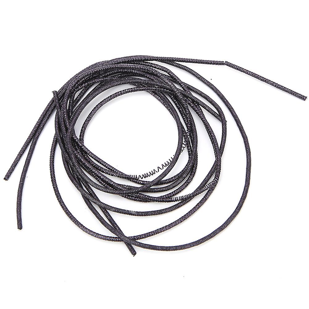 Embroidery Thread Copper Wire Sewing Stitching Gloss 1.5mm  Dia. Manual DIY StringBlack