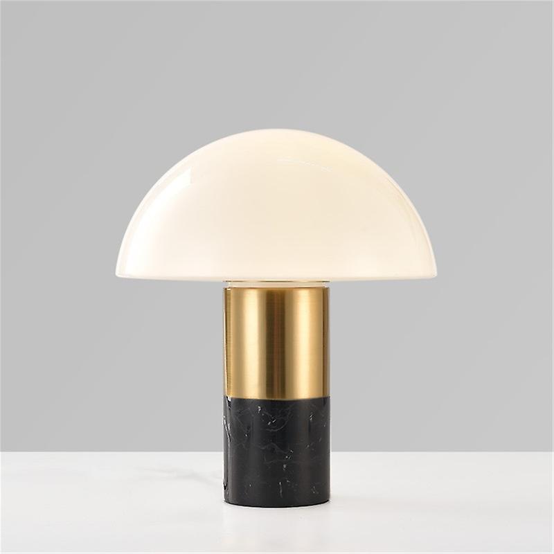 Redkid Nordic Table Lamp Contemporary Fashion Marble Mushroom Simple Desk Light For Home Living Room