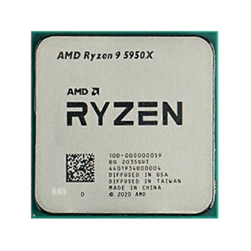 Ryzen 9 5950X CPU - Socket AM4 16 Cores 32 Threads 3.4 GHz 72MB L3 Cache 105W TDP.