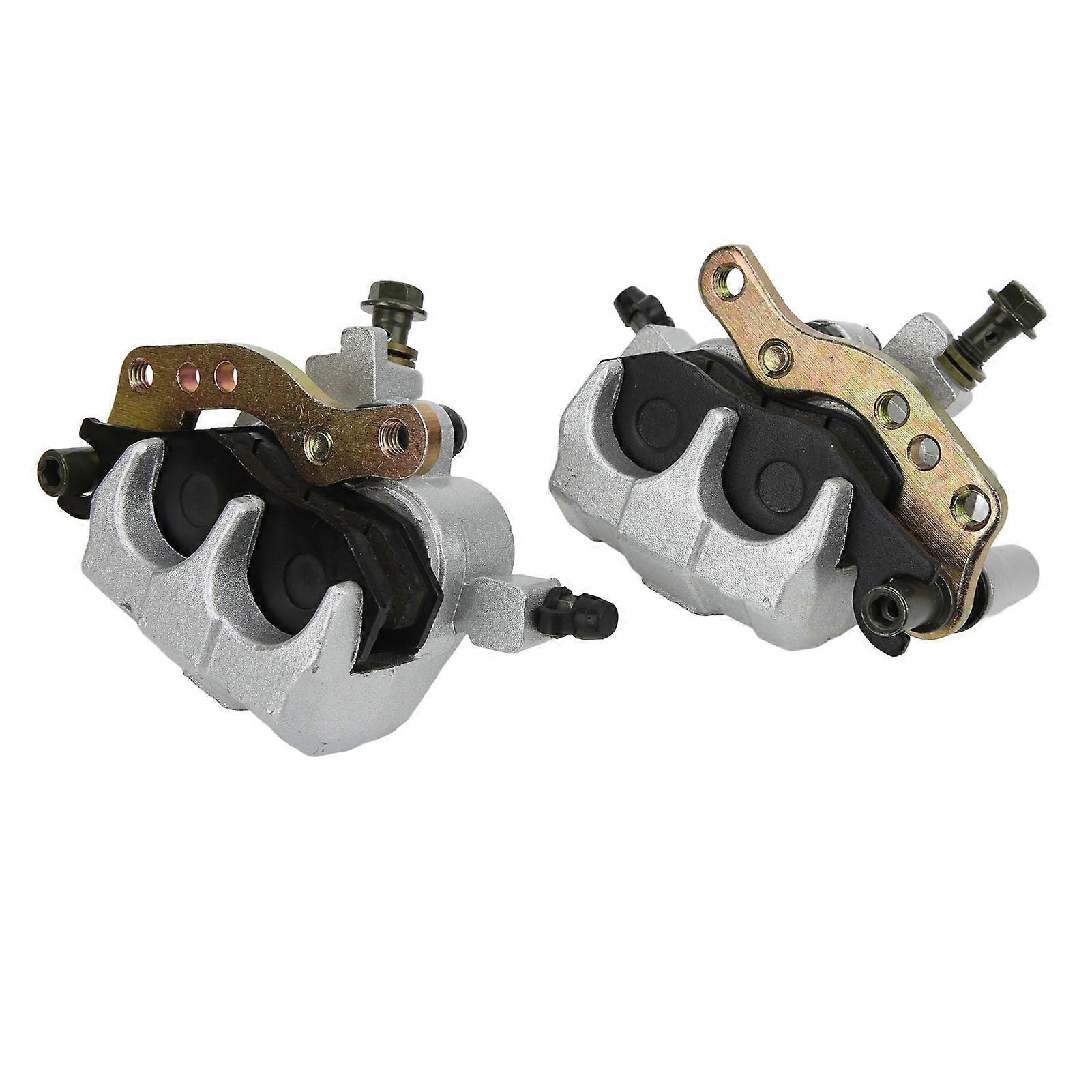 2pcs Front Brake Caliper Left Right 430411518 Metal Alloy Solid Replacement for KLF300 Bayou 300 E2U911